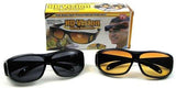 HD Night Vision Day and Night Driving Glasses Set of 2