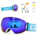 COPOZZ Brand Ski Goggles Men Women Snowboard