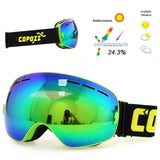 COPOZZ Brand Ski Goggles Men Women Snowboard