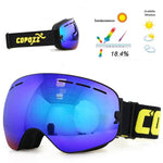 COPOZZ Brand Ski Goggles Men Women Snowboard