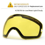 COPOZZ Brand Ski Goggles Men Women Snowboard