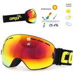 COPOZZ Brand Ski Goggles Men Women Snowboard