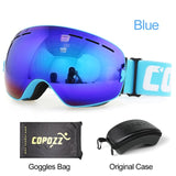 COPOZZ Brand Ski Goggles Men Women Snowboard