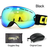 COPOZZ Brand Ski Goggles Men Women Snowboard