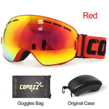 COPOZZ Brand Ski Goggles Men Women Snowboard