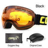 COPOZZ Brand Ski Goggles Men Women Snowboard