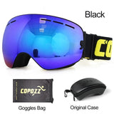 COPOZZ Brand Ski Goggles Men Women Snowboard