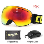 COPOZZ Brand Ski Goggles Men Women Snowboard